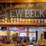 EW Becks Bar Sign, photography by Nikola Tzenov