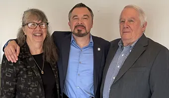 Tom Gordon With Parents